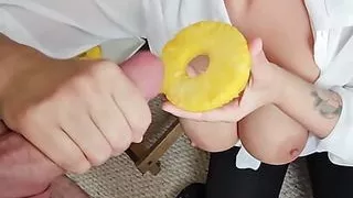 Horny Teacher Loves To Have Her Fruits To Be Filled With Strangers Cum