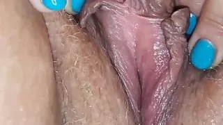 Part 3. Hard Intense Squirting of Fat Step Mom Mature Granny with hairy pussy and big breasts.