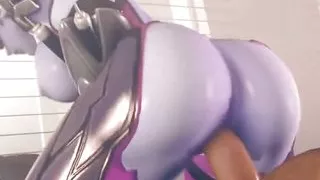 Overwatch Widowmaker Riding Hard SFM Cock