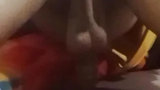 Boy showing ass to mom freinds