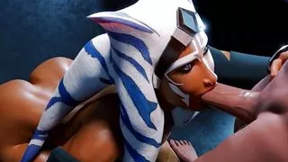 Ahsoka Tano Sucking Cock