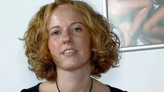 With her pussy stretched out by the sex toy she feels