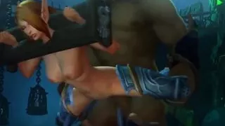 Sluty Elf Bondage Fuck