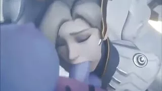 Futa Widowmaker Face Fucking Mercy