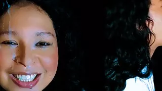 Shared Wife by her husband to pay off gambling debts with her boss. The latina slut ends up with all the cum on her face