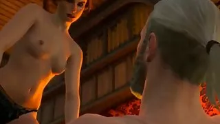 Geralt lost race to Cerys to win her in bed The Witcher 3