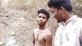 Beautiful Boy Jungle Coming And enjoy Sex