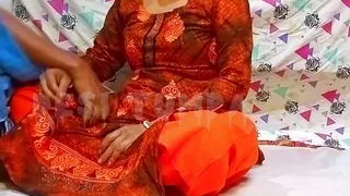 pregnant maid aunty fucks by owner stepson