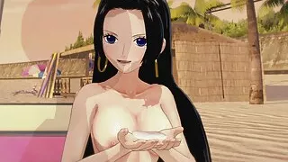 Sex with Boa Hancock from One Piece