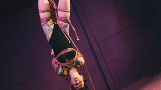 As Rigger Tie Up Valkiryz The Rope Bunny In An Intense Shibari Bondage Rope Session -tattoo Punk Emo Goth Bdsm Fetish
