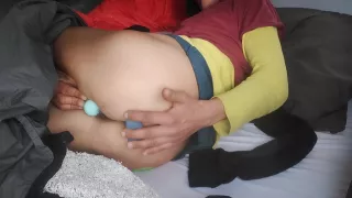 Early Morning Is Too Cold. Nothing Better Than Anal Masturbation To Warm Up A Lil Before Work