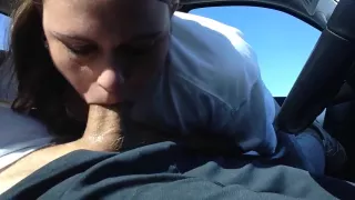 Bbw Sucks Dick For A Ride To Walmart