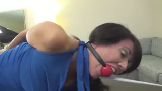 Hot Brunette Amateur Milf Rides Hubbys Cock