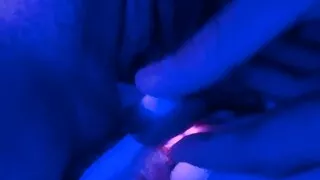 FTM cumming with help from vibrator