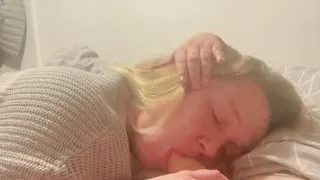 BBW Teen Sucking her Boyfriend's Cock AGAIN!