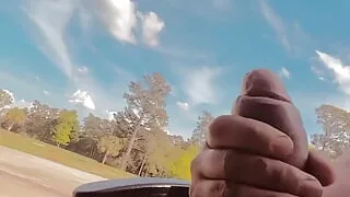 Jerking off outside