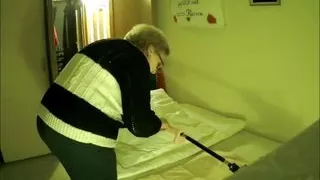 Finally once again a hard cock of the fucking machine in my cunt