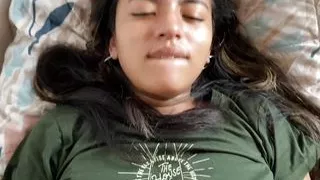 Latin sister's best friend riding like a cowgirl (POV)