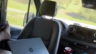 Masturbating in my car again