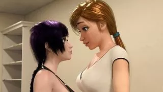 Buck Love - A Futanari Dasher Hooks Up With One Of Her Delivers!