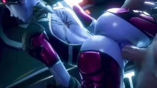 Bending Widowmaker Over And Fucking Her Tight Pussy