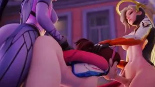 2 Futas Fucking D.Va