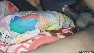 Horny stepaunty seduced her stepson while he's sleeping and getting fucked by stepson, fami hardcore fucking porn