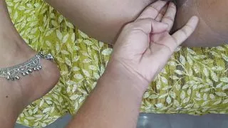 Indian Hot young Desi village bhabhi was first time fucking with dever and dreping water in pussy on clear Hindi audio