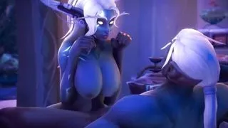 WOW Elf's HUGE Tits Are Only Good For One Thing