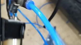 Tri Ported Milking receiver on The Handy and an l80 Pulsator