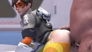 Tracer Taking A Fat Guys Hard Dick