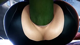 Hulk fucking Natasha's delicious round ass - 3D HENTAI UNCENSORED (Huge Monster Cock Anal, Rough Anal) by SaveAss