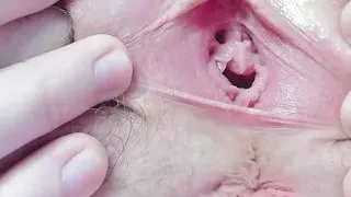 open pussy and open asshole close up