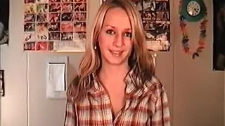 I satisfy masturbation-loving brunette Michaela greedily licks my head