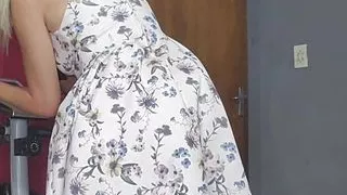 Fucking my stepmom on her excercise bike ahrd anal