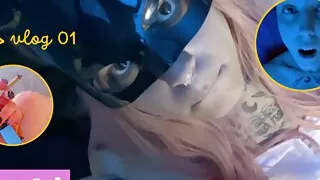 Emma Ink Vlog EP01 - Day by day, blowjob, handjob, anal and creampie