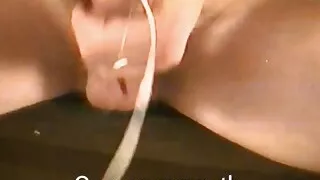 Open your mouth for Raven Blackheart's big cock and creamy cum