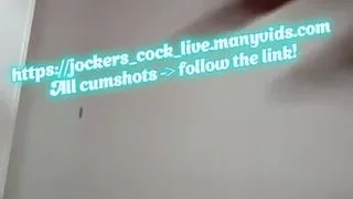 A straight Russian guy jerks off his big cock #17