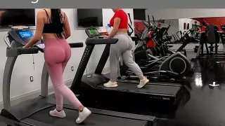 Jiggly Ass Pawgs on Treadmills - BigButtBounceTwerk
