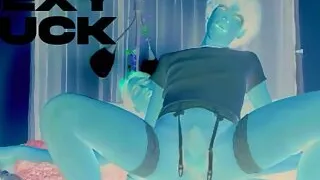 I come home from work to find Danni in lingerie.