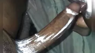 Creamie black ass