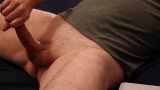 Old man bucking and cumming hard