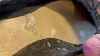 Cum in wife's shoes again