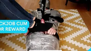 You want to be Released from this Trap ? Ejaculate Only With this Sockjob - Maitresse Julia Teaser