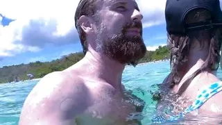 Fucking at the beach creampie