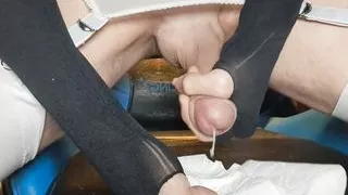 Compilation of handjob on webcam amateur crossdresser in female lingerie big cock