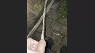 Outdoor Pissing and showing my cock