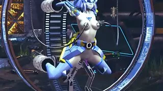 Robot Girl on a Sex Machine : 3D Hentai