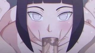 Hinata POV blowjob - Dr.Korr  voiced hentai series