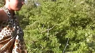 Two German sluts suckin and riding a hard pecker